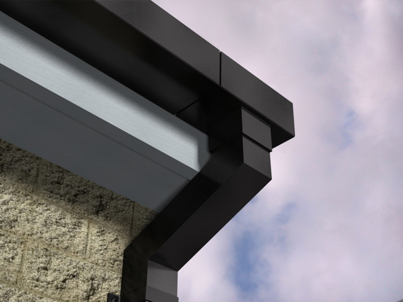 Marley Alutec Aligator Boxer aluminium guttering Installation of Marley Alutec Aligator Boxer aluminium guttering