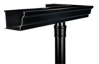 Marley Alutec Aligator Ogee No. 46 aluminium gutter system halo photo Marley Alutec Aligator Ogee No. 46 aluminium gutter system halo photo