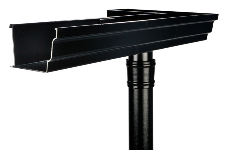 Marley Alutec Aligator Ogee No. 46 aluminium gutter system halo photo Marley Alutec Aligator Ogee No. 46 aluminium gutter system halo photo