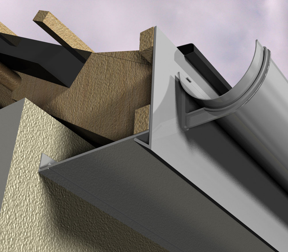 Marley Alutec Evoke composite aluminium fascia system Type A