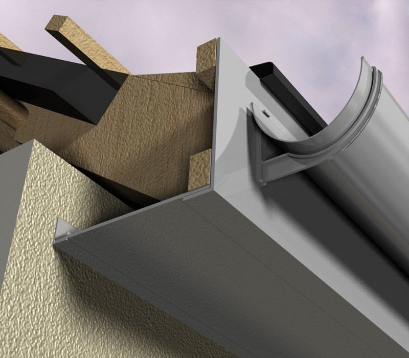 Marley Alutec Evoke composite aluminium fascia system Type B