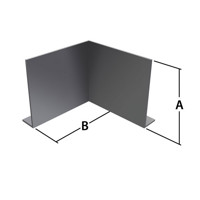 Marley Alutec Evoke aluminium fascia Type B internal corner angle