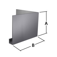 Marley Alutec Evoke aluminium fascia Type C external corner angle