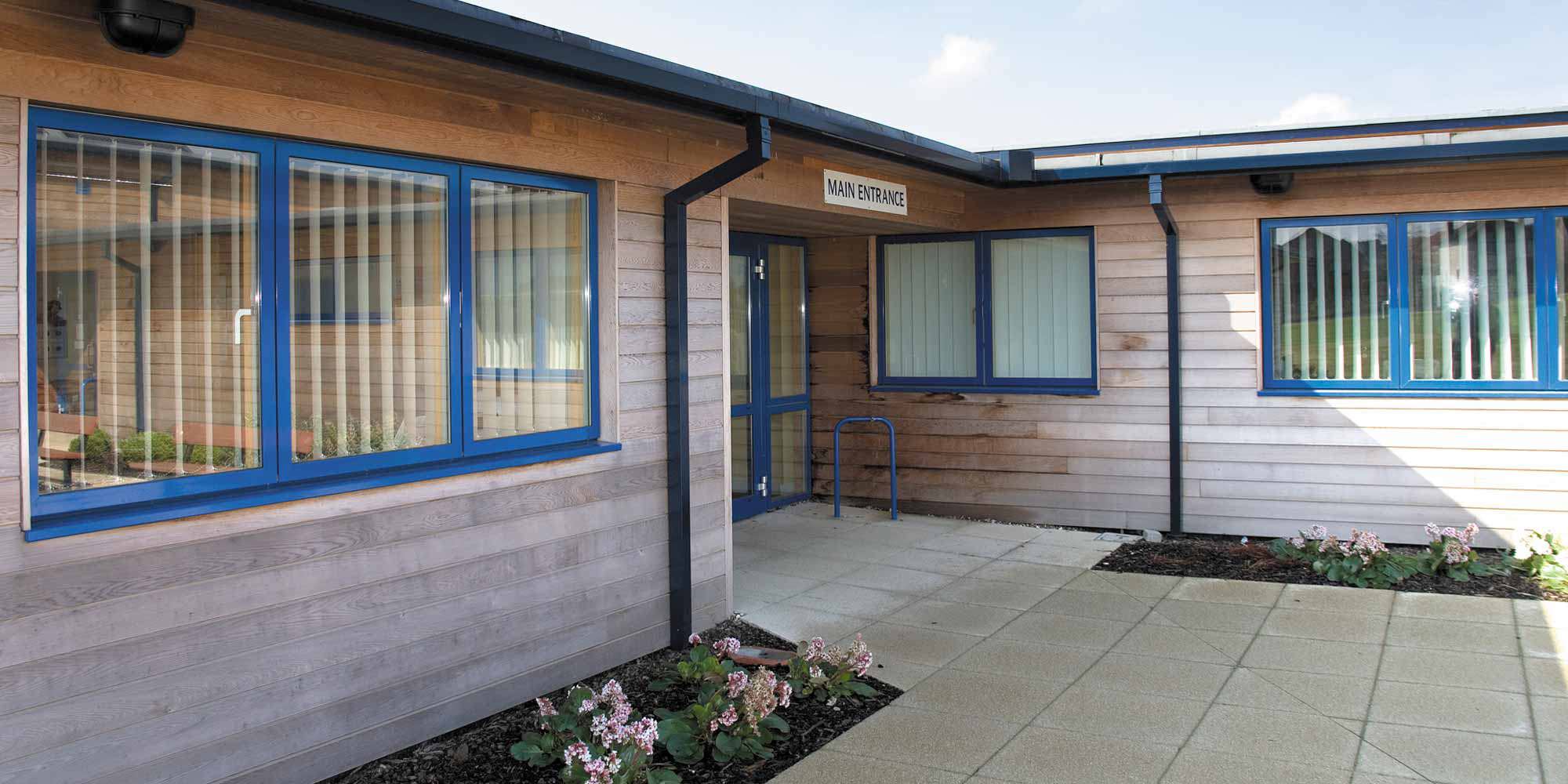 Vandal Resistant square aluminium downpipe systems