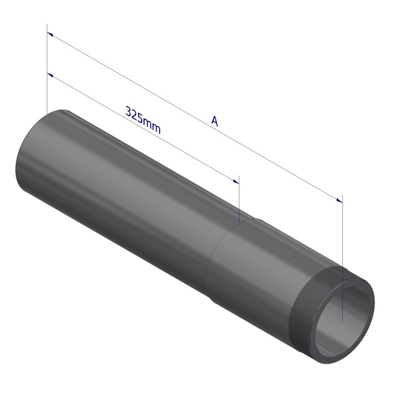 Threaded Adaptor for Two Way Parapet Outlet