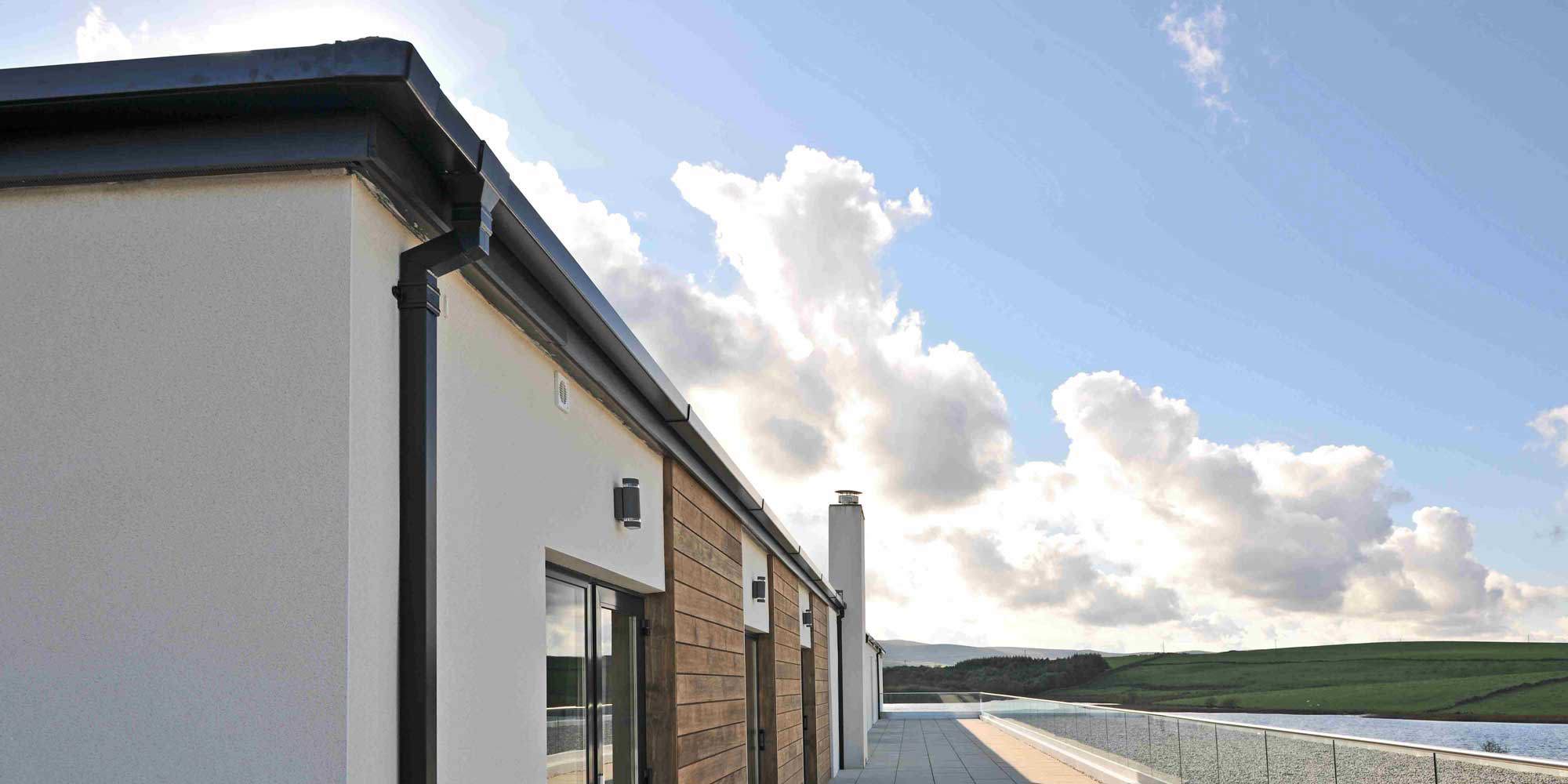 Evolve Box aluminium guttering system