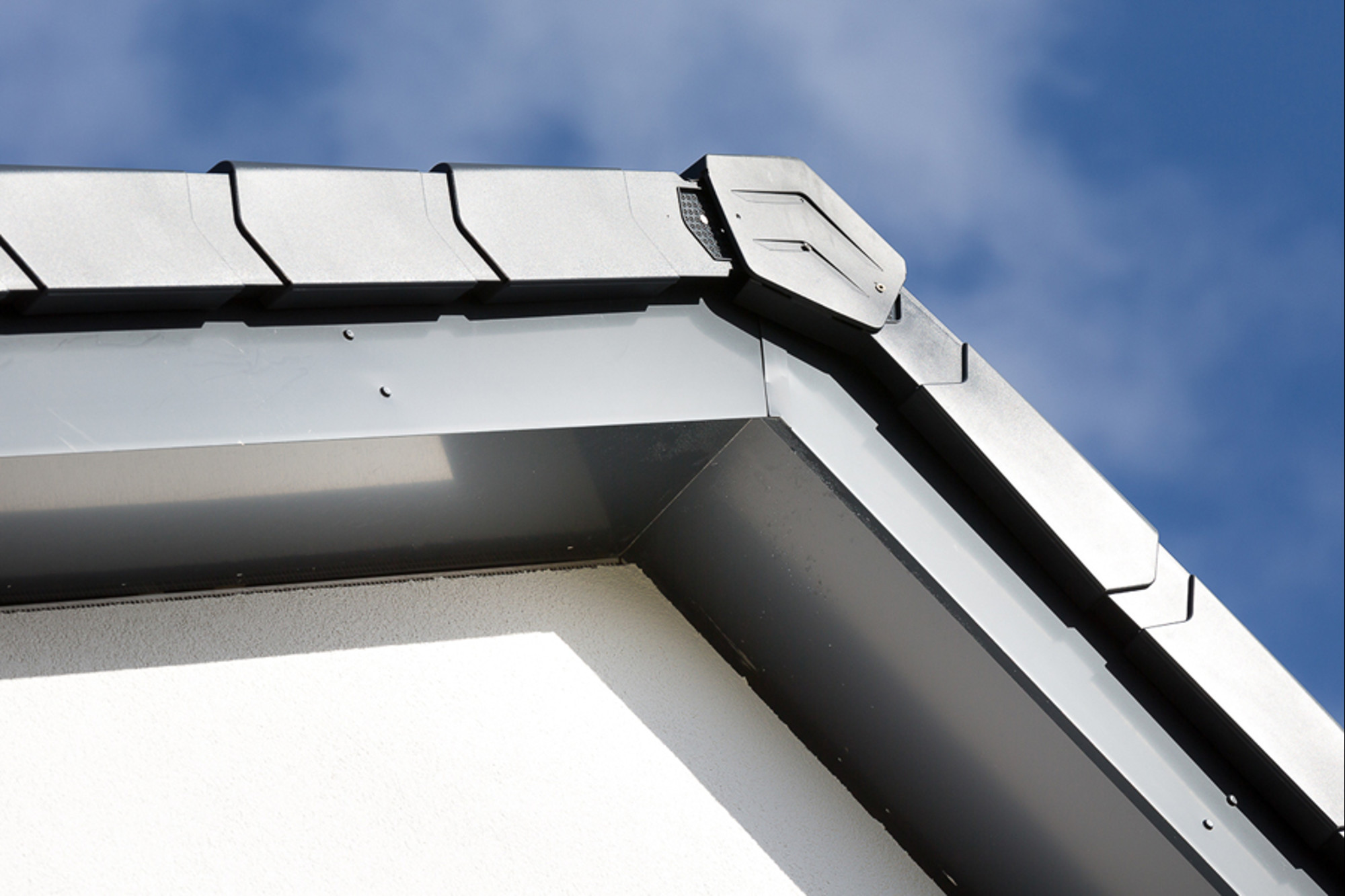 Aluminium guttering by Marley Alutec Valleydale Mews, Blyth Aluminium guttering by Marley Alutec Valleydale Mews, Blyth