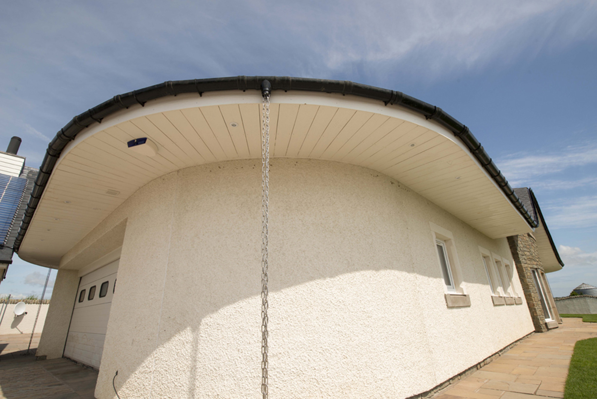 Aluminium guttering by Marley Alutec Land at End Rigg Scotland