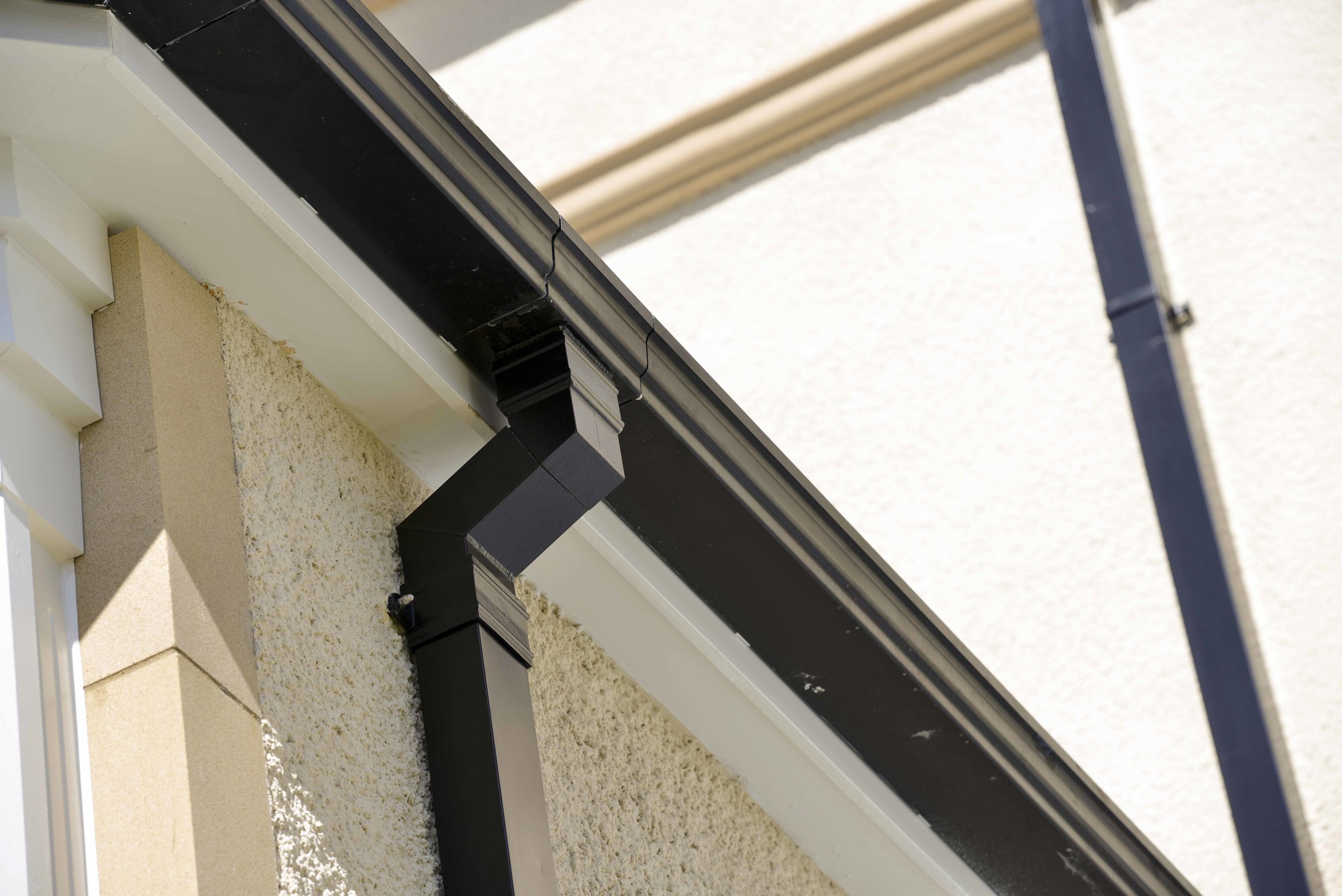 Aluminium guttering by Marley Alutec Ardgartan Hotel Scotland Aluminium guttering by Marley Alutec Ardgartan Hotel Scotland