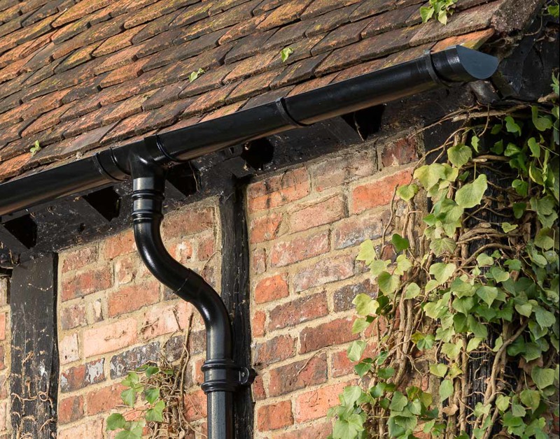 Aluminium guttering by Marley Alutec Moreteyne Manor Bedfordshire