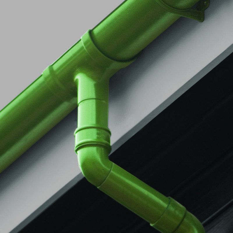 Marley Alutec Evole rainwater range Marley Alutec sustainable aluminium Evolve gutters and downpipes products
