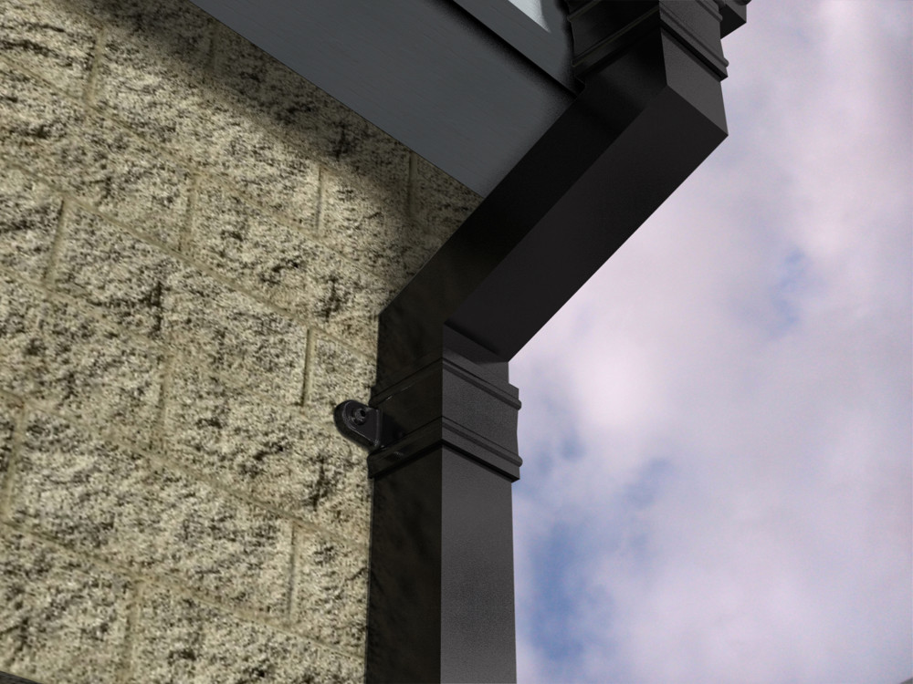 Marley Alutec traditional square aluminium downpipe system Marley Alutec traditional square aluminium downpipe system