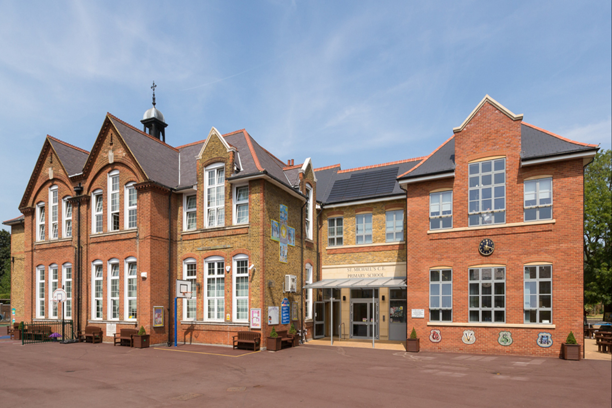 Aluminium guttering by Marley Alutec St-Michael-Primary-School