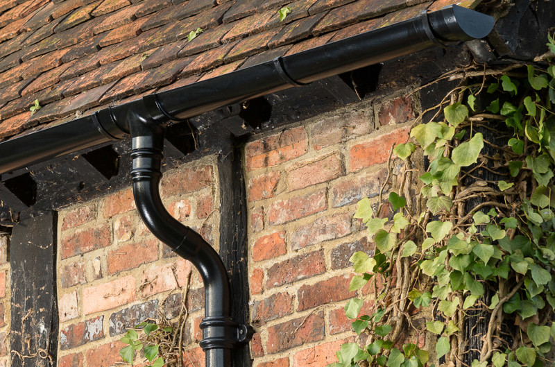 Aluminium guttering by Marley alutec Moreteyne manor