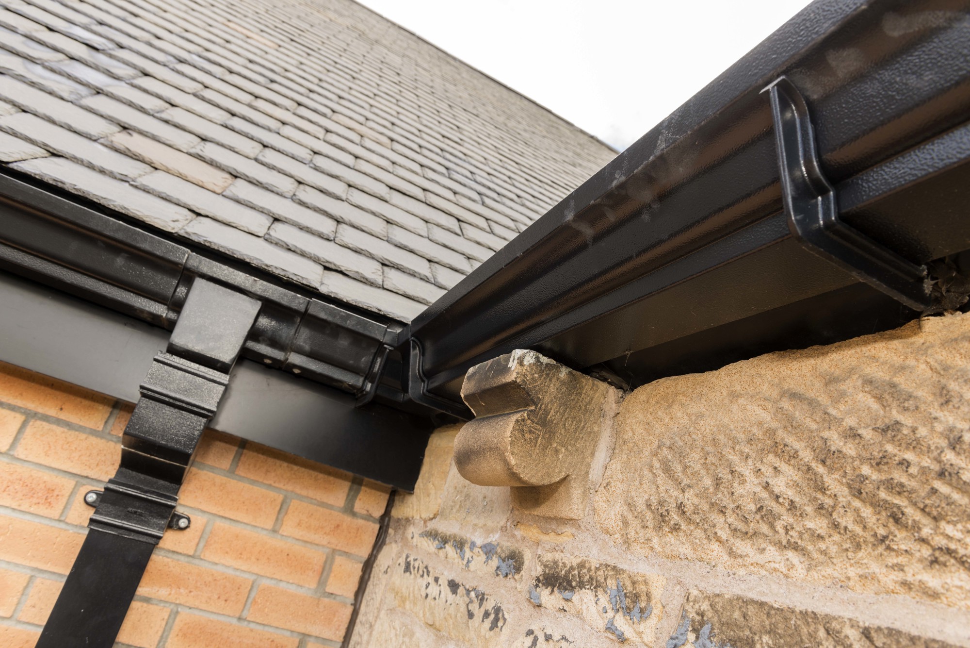 Aluminium guttering by Marley Alutec St-Michael-Primary-School Aluminium guttering by Marley Alutec St-Michael-Primary-School