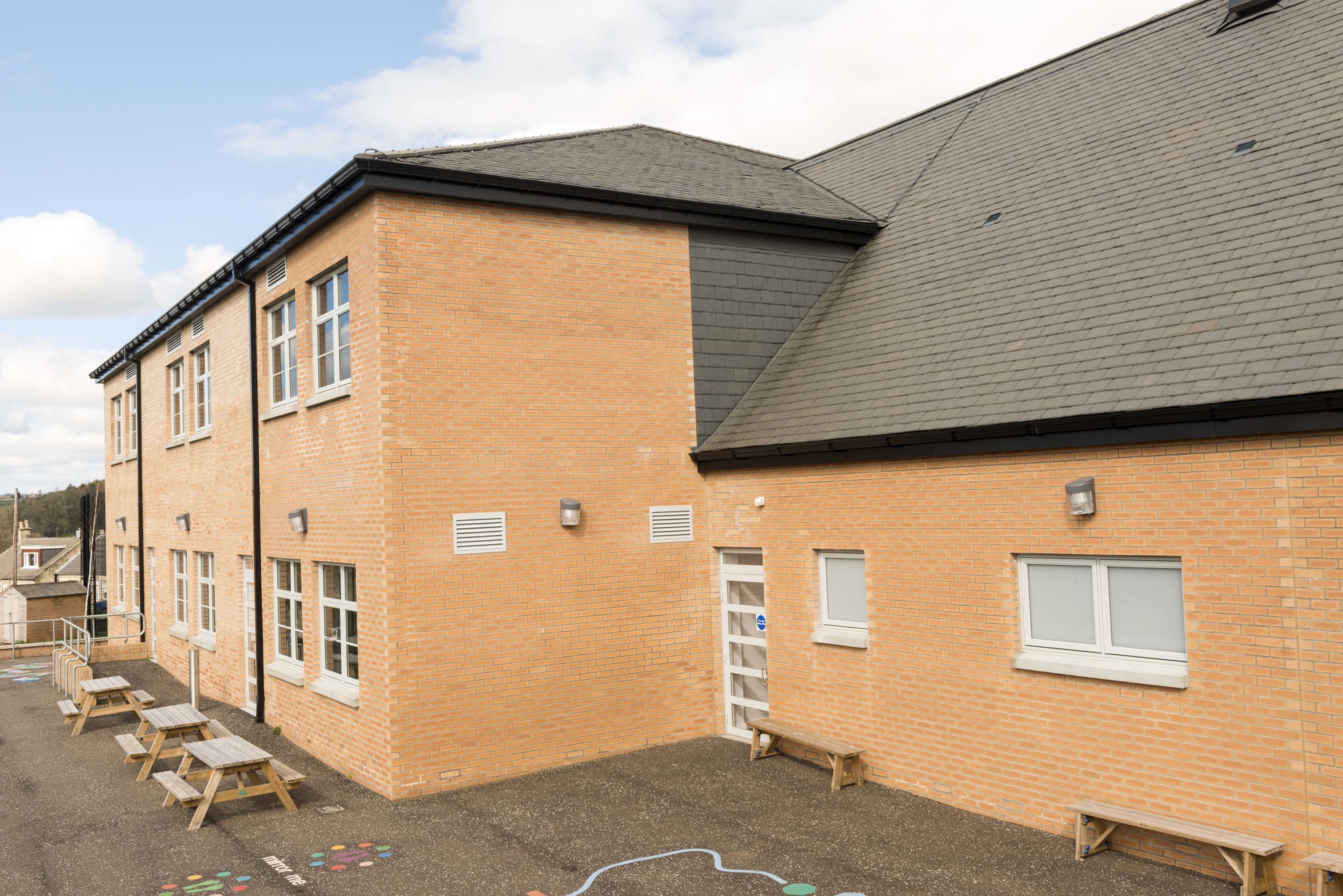 Aluminium guttering by Marley Alutec St-Michael-Primary-School