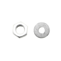 Aluminium nut and washer