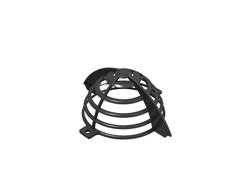 Roof outlet dome grate with bolts (2 off)