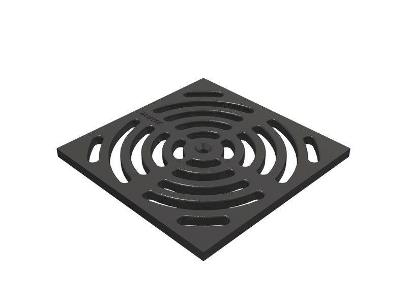 Roof outlet terrace grate with screw (1 off)