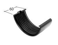 Marley Alutec Evolve Half Round aluminium gutter union GT520