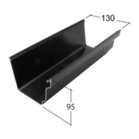 Marley Alutec Evolve Ogee aluminium gutter GY513 Marley Alutec Evolve Ogee aluminium gutter GY513