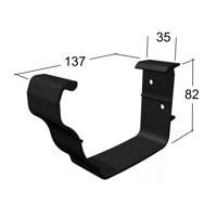 Marley Alutec Aligator Classic aluminium gutter fascia bracket GK480