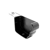 Marley Alutec Aligator Classic aluminium gutter stop end GK455
