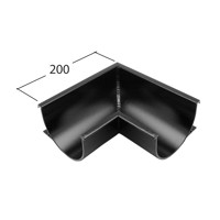 Marley Alutec Aligator Deepflow aluminium gutter angle GD530 Marley Alutec Aligator Deepflow aluminium gutter angle GD530
