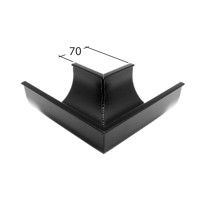 Marley Alutec Aligator Deepflow aluminium gutter angle GD531 Marley Alutec Aligator Deepflow aluminium gutter angle GD531