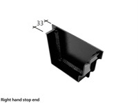 Marley Alutec Aligator Ogee No. 46 aluminium gutter stop end GG555 Marley Alutec Aligator Ogee No. 46 aluminium gutter stop end GG555