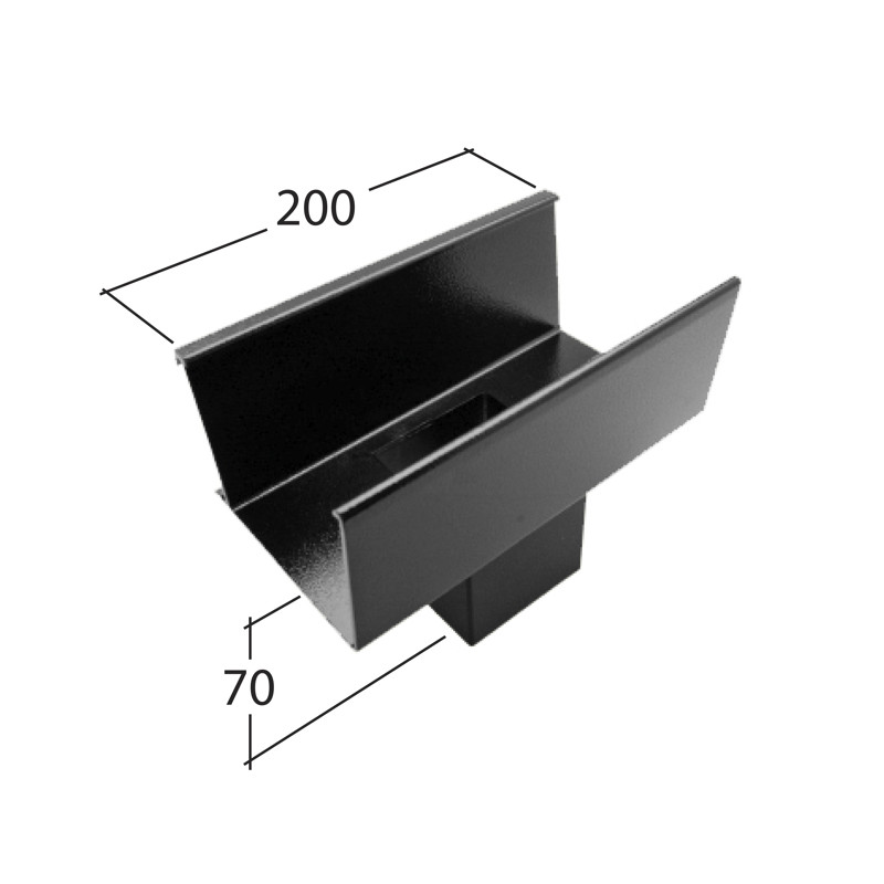 72x72mm Outlet 120mm