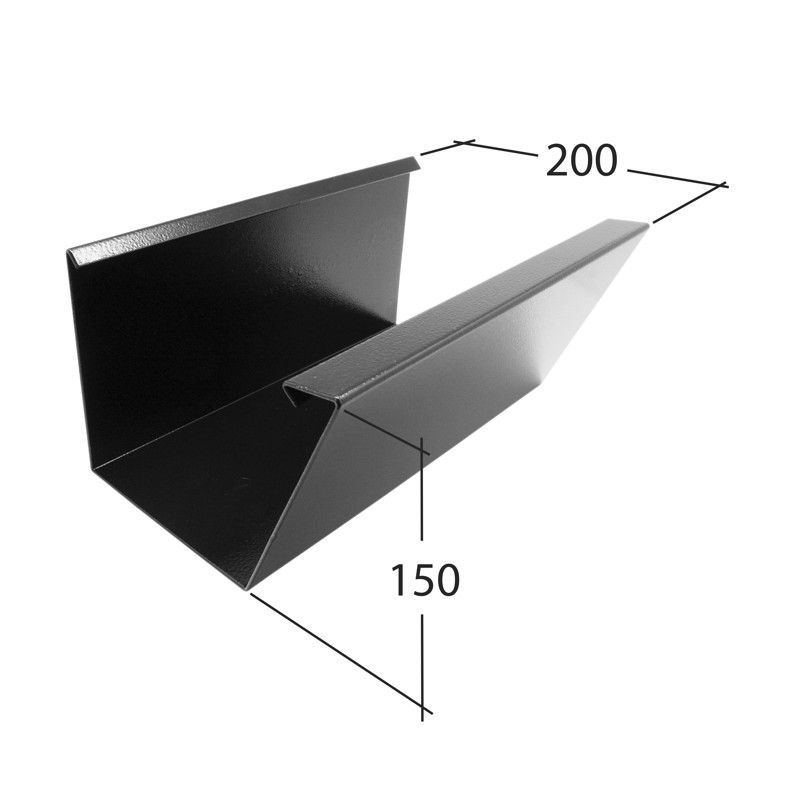 200mm Gutter 3m