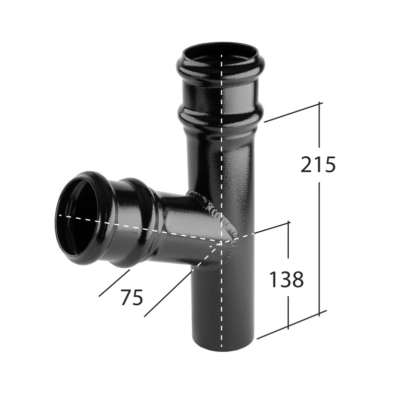 63mm Branch 92.5°