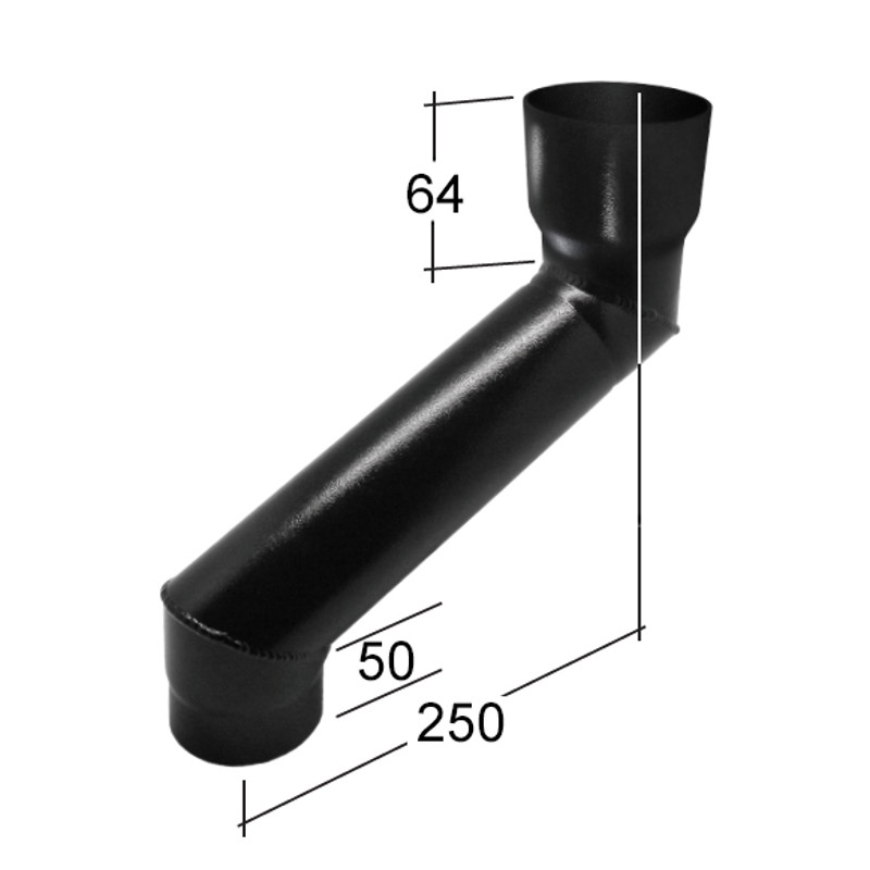 Marley Alutec Flush-fit circular aluminium downpipe adjustables eaves offset RE4925