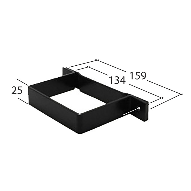 102x76mm Rectangle Pipe Clip