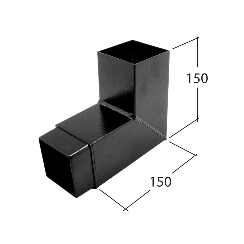 72mm Square 92.5° Bend