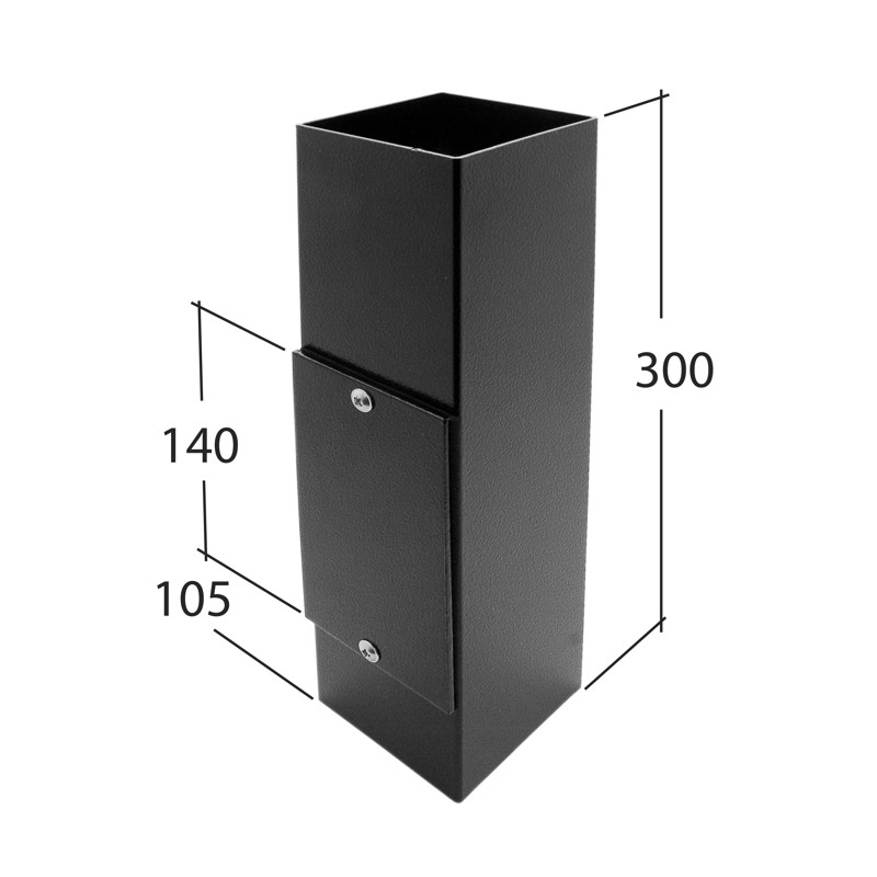 102x76mm Rectangle Access Pipe