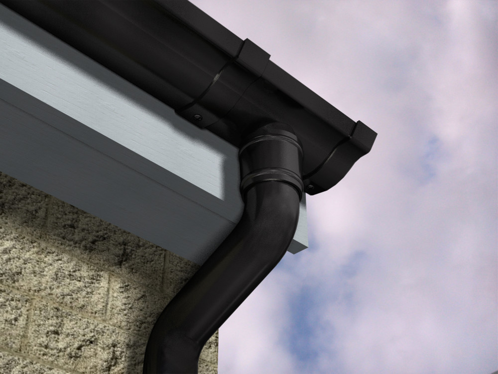 Installation of Marley Alutec Traditional Victorian Ogee aluminium guttering