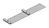Marley Alutec Aligator Classic aluminium gutter leafguard SL101 Marley Alutec Aligator Classic aluminium gutter leafguard SL101