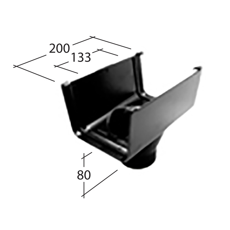 76mm ⌀ Outlet