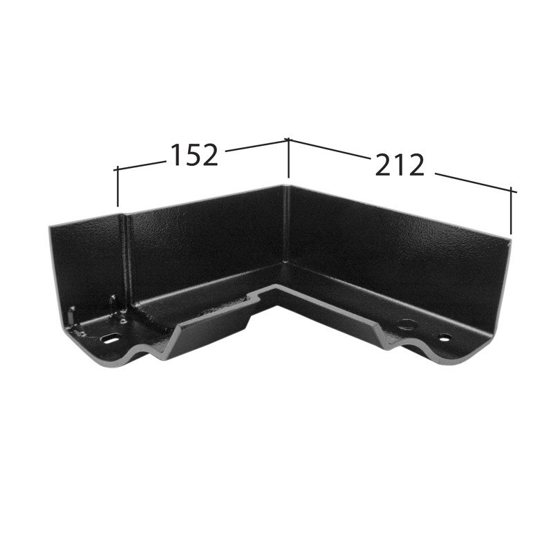 90° Internal Angle 125mm