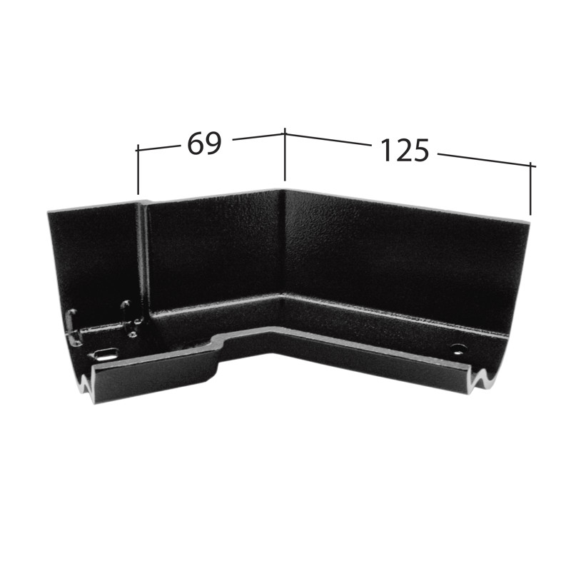 135° Internal Angle 125mm