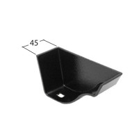 Marley Alutec Traditional Victorian Ogee aluminium stop end GV555 Marley Alutec Traditional Victorian Ogee aluminium stop end GV555