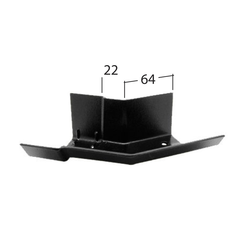 135° External Angle 125mm