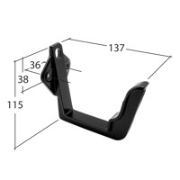 Marley Alutec Traditional Moulded Ogee aluminium gutter fascia bracket GM480 GM580 GM680 Marley Alutec Traditional Moulded Ogee aluminium gutter fascia bracket GM480 GM580 GM680
