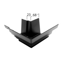 Marley Alutec Traditional Moulded Ogee aluminium gutter angle GM431 GM531 GM631 Marley Alutec Traditional Moulded Ogee aluminium gutter angle GM431 GM531 GM631