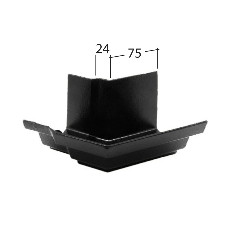 Marley Alutec Traditional Moulded Ogee aluminium gutter angle GM436 GM536 GM636 Marley Alutec Traditional Moulded Ogee aluminium gutter angle GM436 GM536 GM636