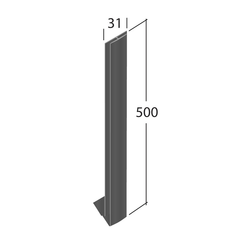 H-Section Joint trim Type A 500mm