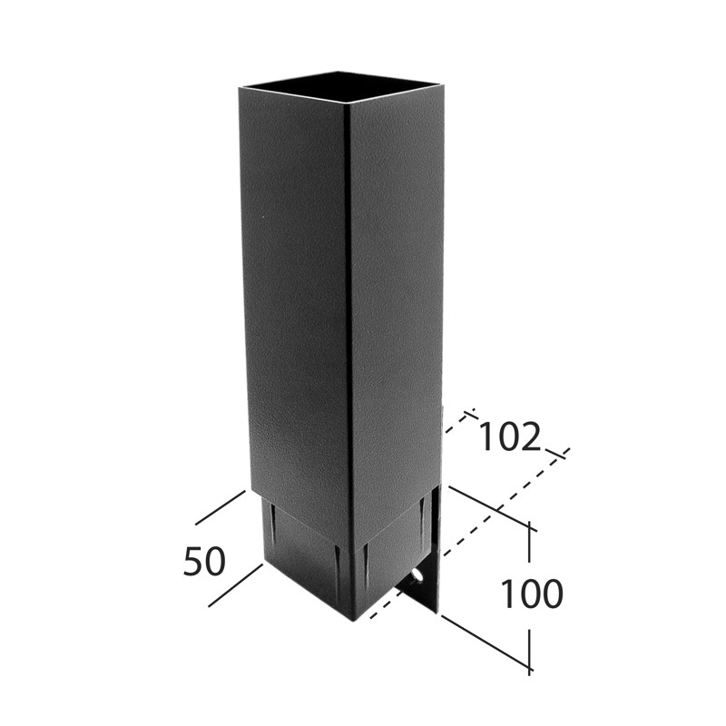 102mm Square Downpipe 3m