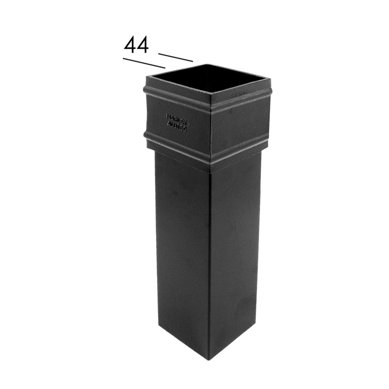 102x76mm Non-Eared Rectangle Downpipe 3m